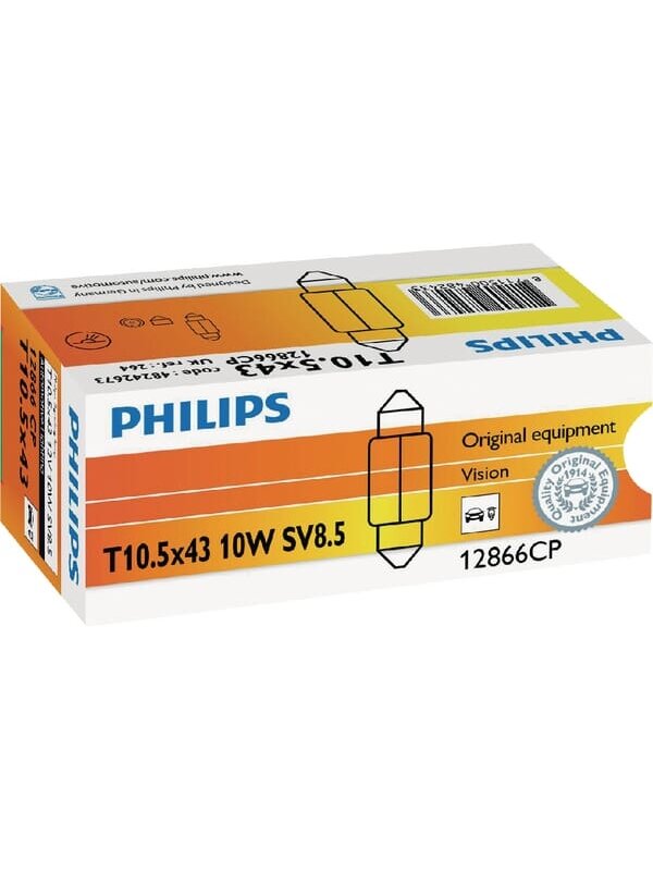 Lemputė C10W 12V 10W SV8.5 Philips