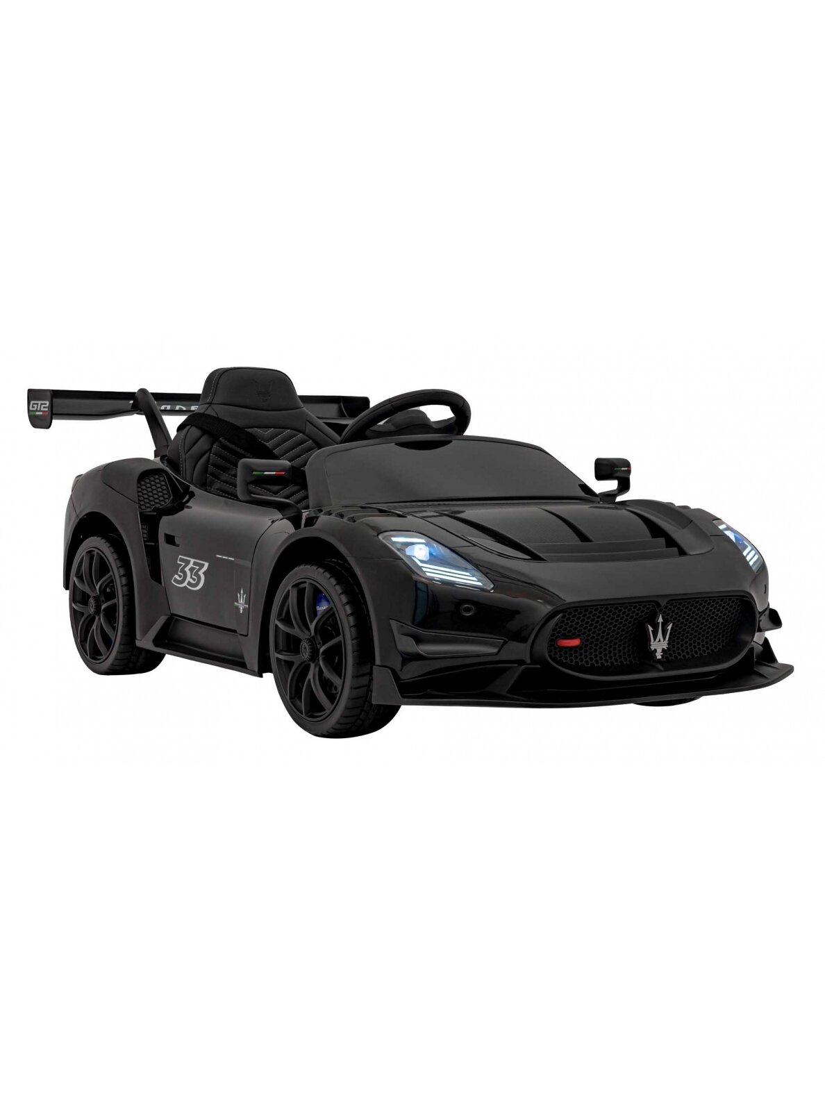 Maserati MC20 GT2 Elektromobilis vaikams Juoda 1
