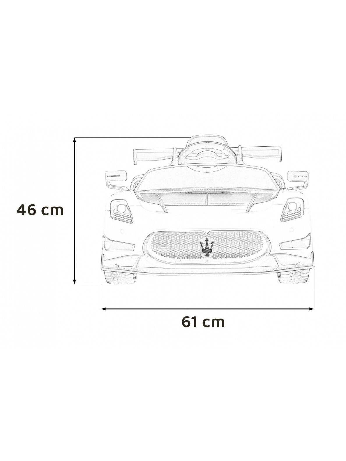 Maserati MC20 GT2 Elektromobilis vaikams Juoda 18