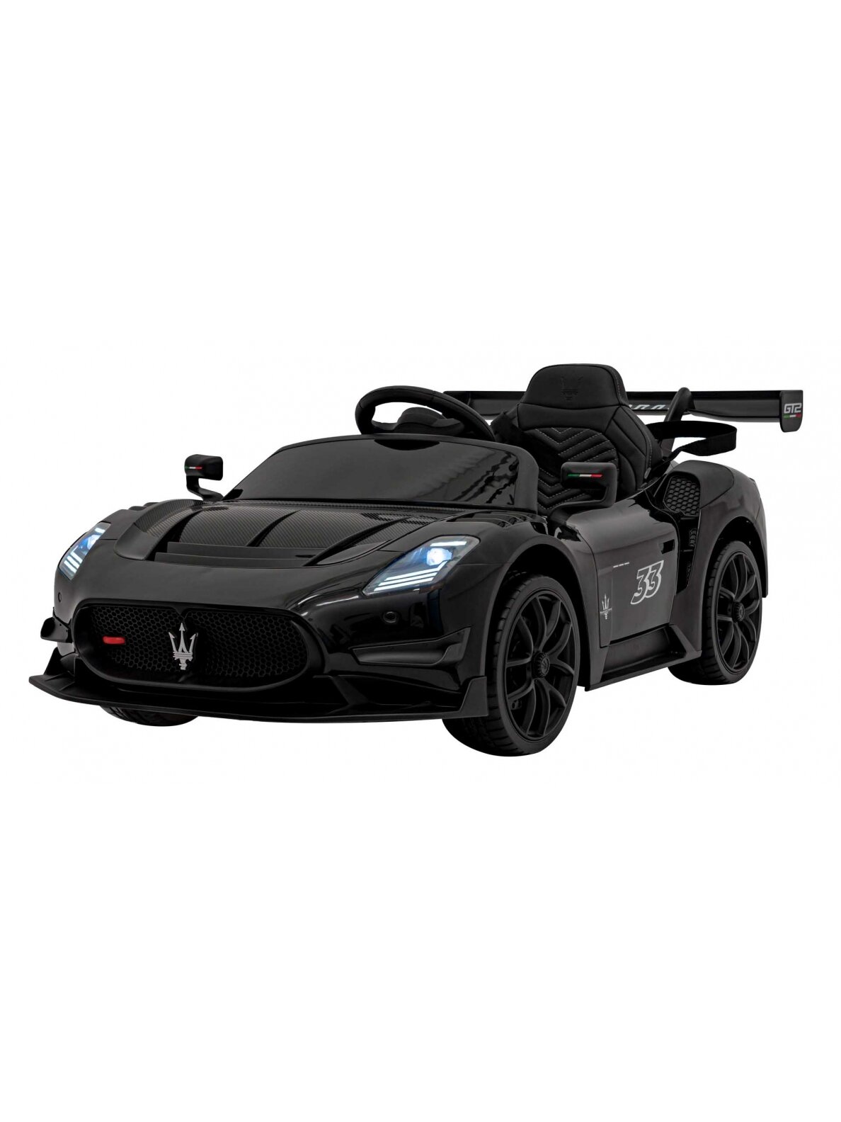 Maserati MC20 GT2 Elektromobilis vaikams Juoda 2