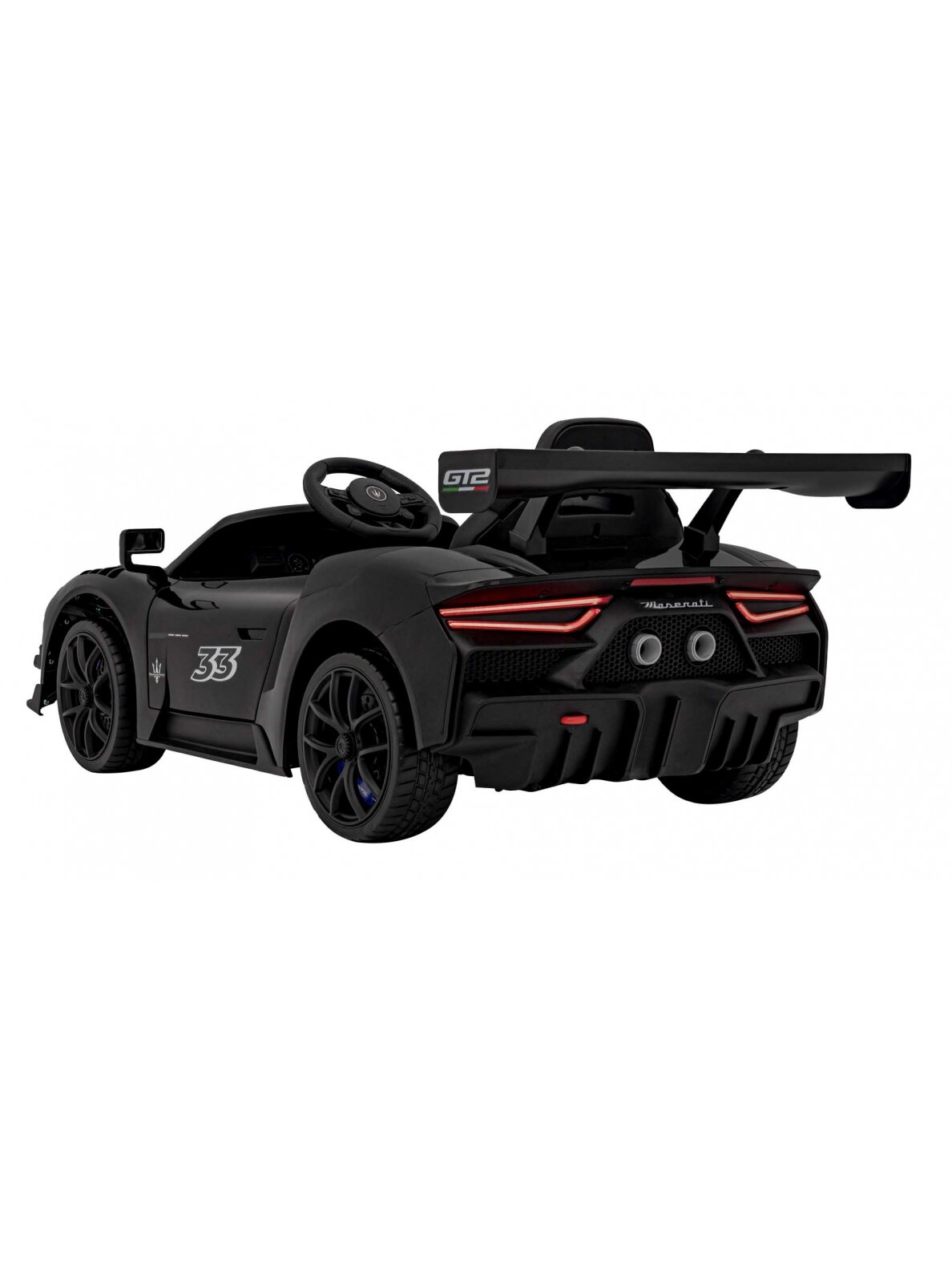 Maserati MC20 GT2 Elektromobilis vaikams Juoda 4