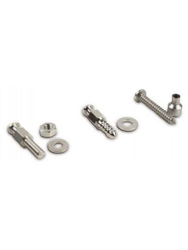 Mašininis varžtas 4 x 12 mm su poveržle, žalvaris, nikeliuotas Mašininis varžtas 4 x 12 mm su poveržle, žalvaris, nikeliuotas