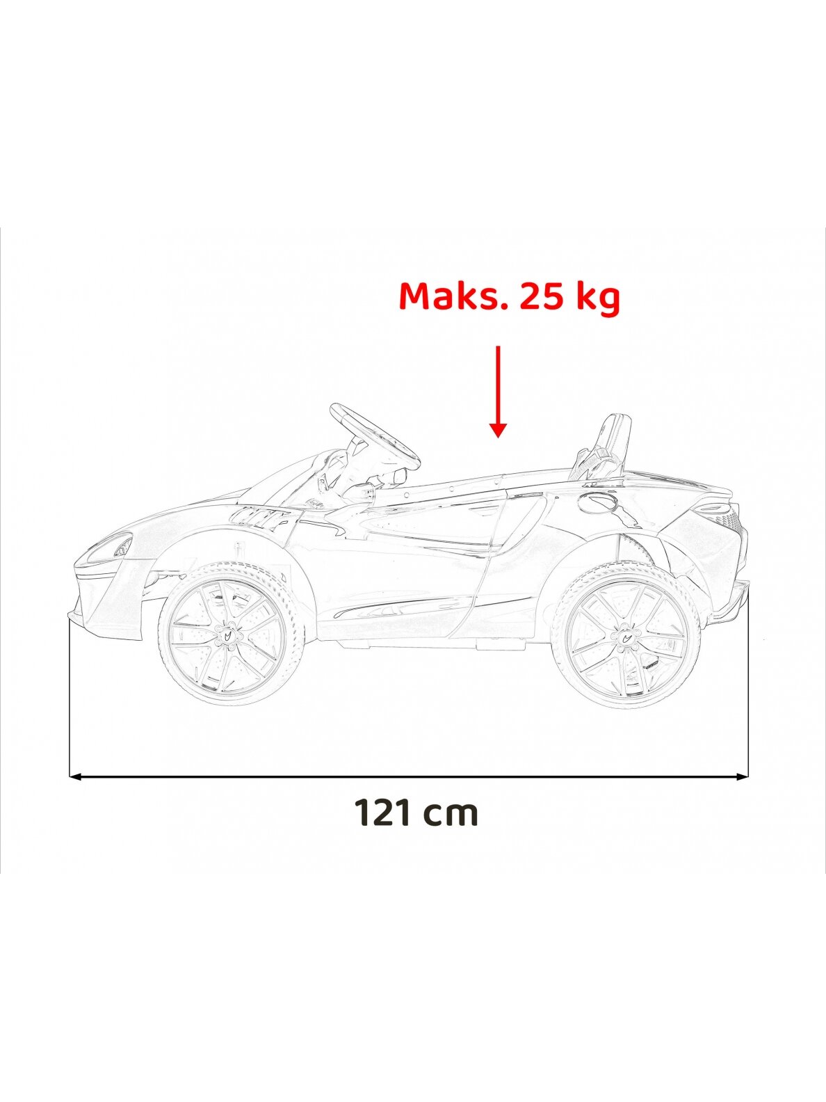"Mclaren Artura" Elektromobilis vaikams Juoda 12 "Mclaren Artura" Elektromobilis vaikams Juoda 12