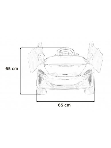 "Mclaren Artura" Elektromobilis vaikams Mėlyna 18 "Mclaren Artura" Elektromobilis vaikams Mėlyna 18