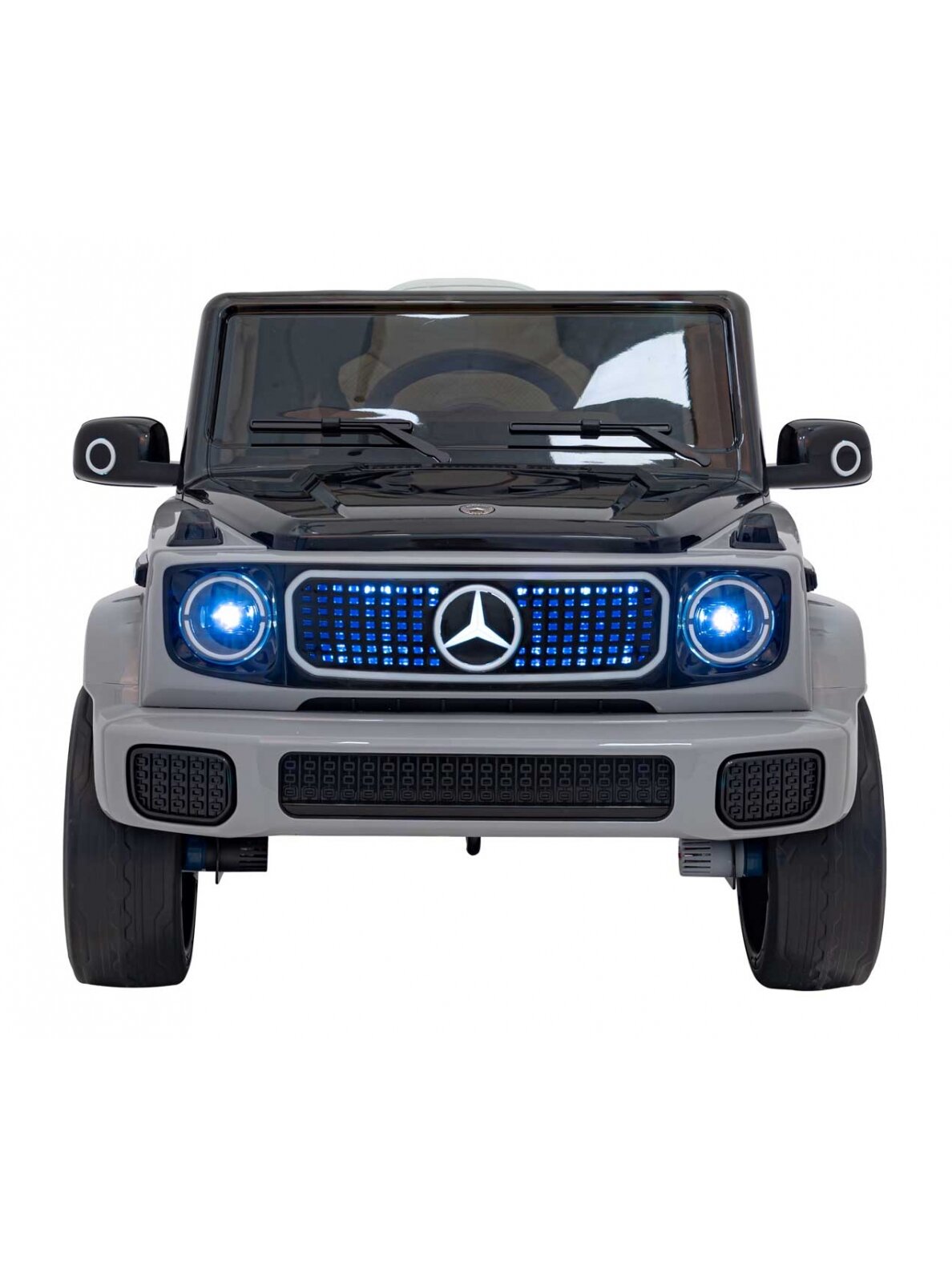 "Mercedes Benz EQG" Elektromobilis vaikams Sidabrinis 2 "Mercedes Benz EQG" Elektromobilis vaikams Sidabrinis 2
