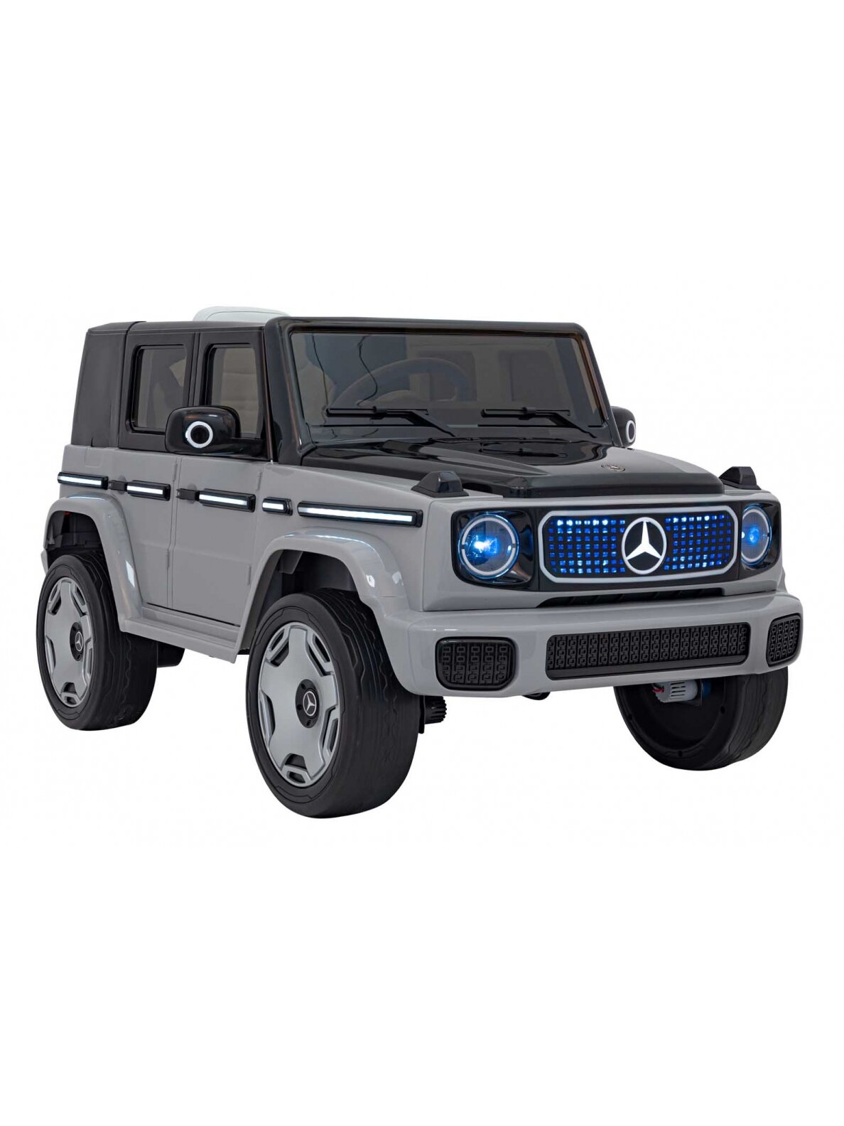 "Mercedes Benz EQG" Elektromobilis vaikams Sidabrinis 3 "Mercedes Benz EQG" Elektromobilis vaikams Sidabrinis 3