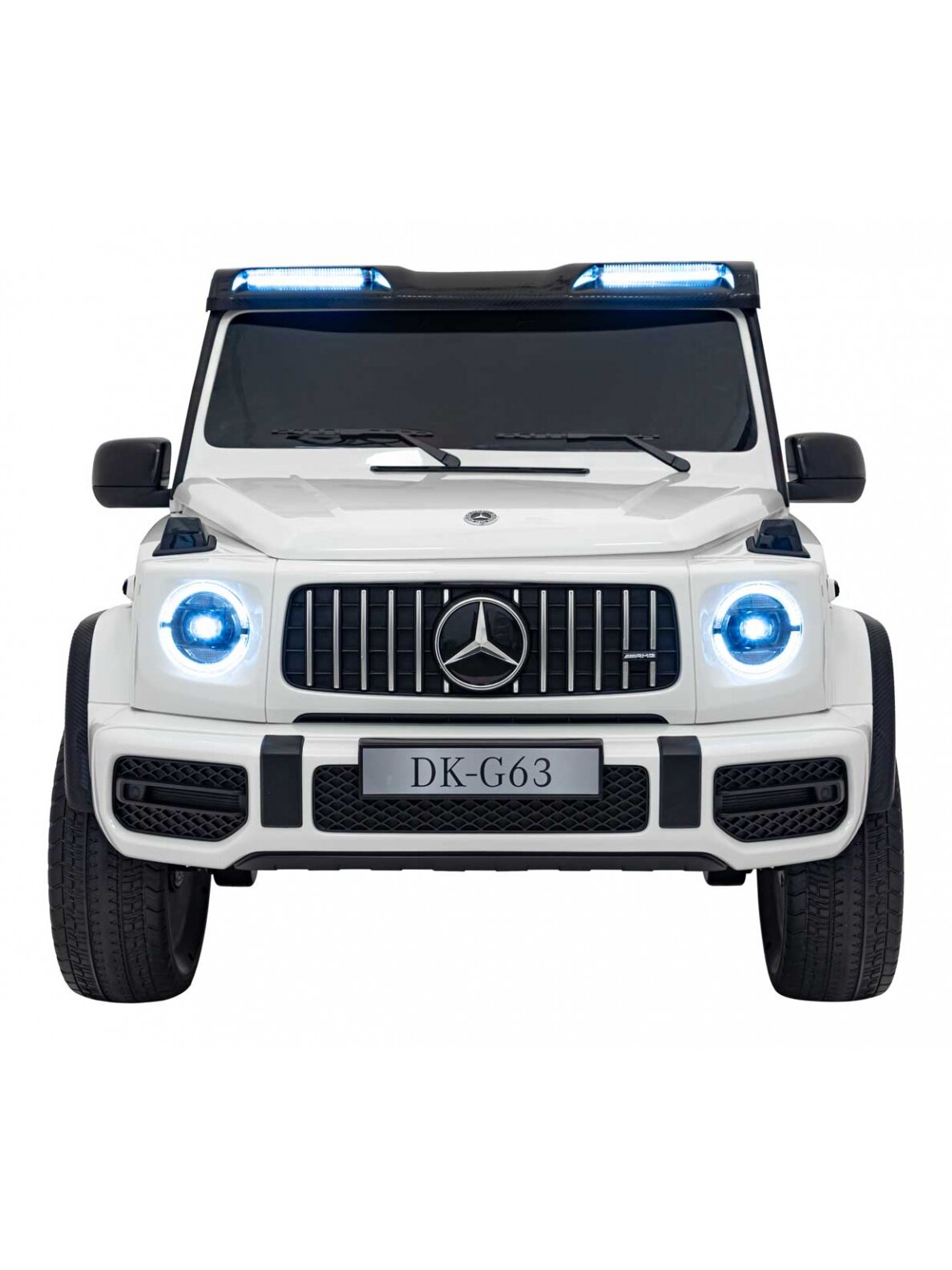 Mercedes Benz G63 AMG XXL Elektromobilis vaikams Balta 1 Mercedes Benz G63 AMG XXL Elektromobilis vaikams Balta 1