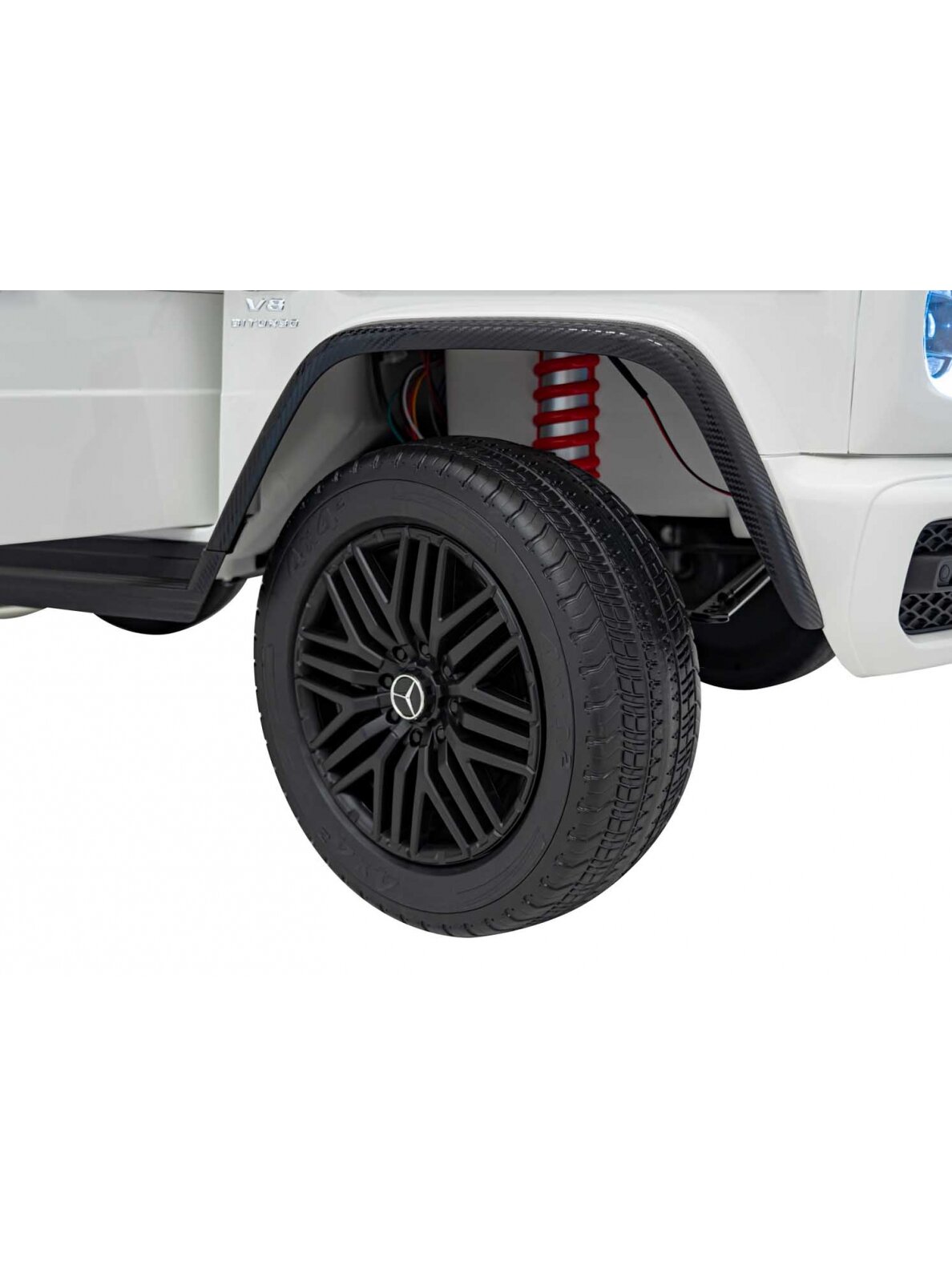 Mercedes Benz G63 AMG XXL Elektromobilis vaikams Balta 14 Mercedes Benz G63 AMG XXL Elektromobilis vaikams Balta 14