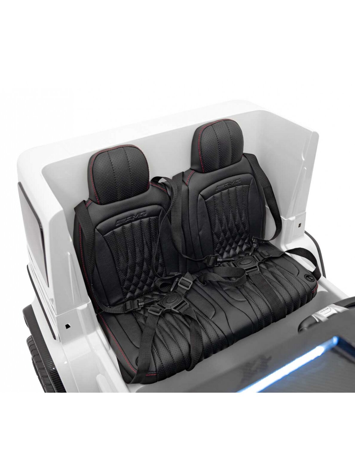 Mercedes Benz G63 AMG XXL Elektromobilis vaikams Balta 17 Mercedes Benz G63 AMG XXL Elektromobilis vaikams Balta 17