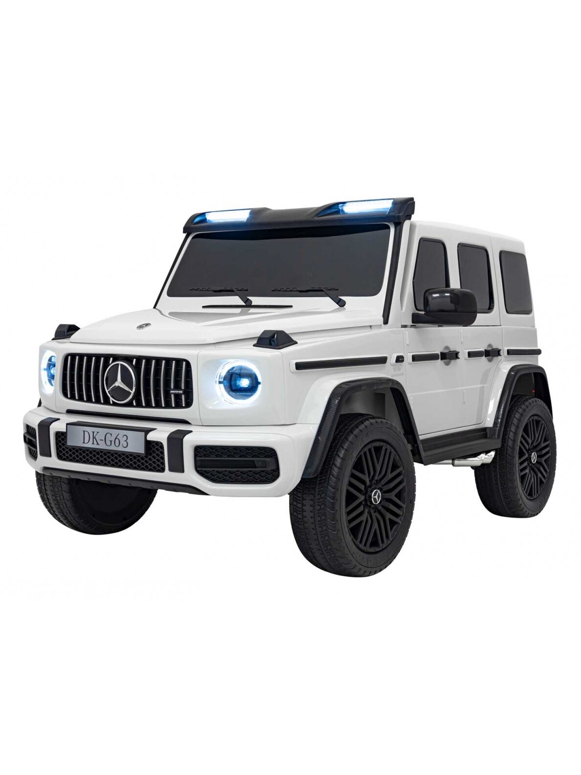Mercedes Benz G63 AMG XXL Elektromobilis vaikams Balta 2 Mercedes Benz G63 AMG XXL Elektromobilis vaikams Balta 2