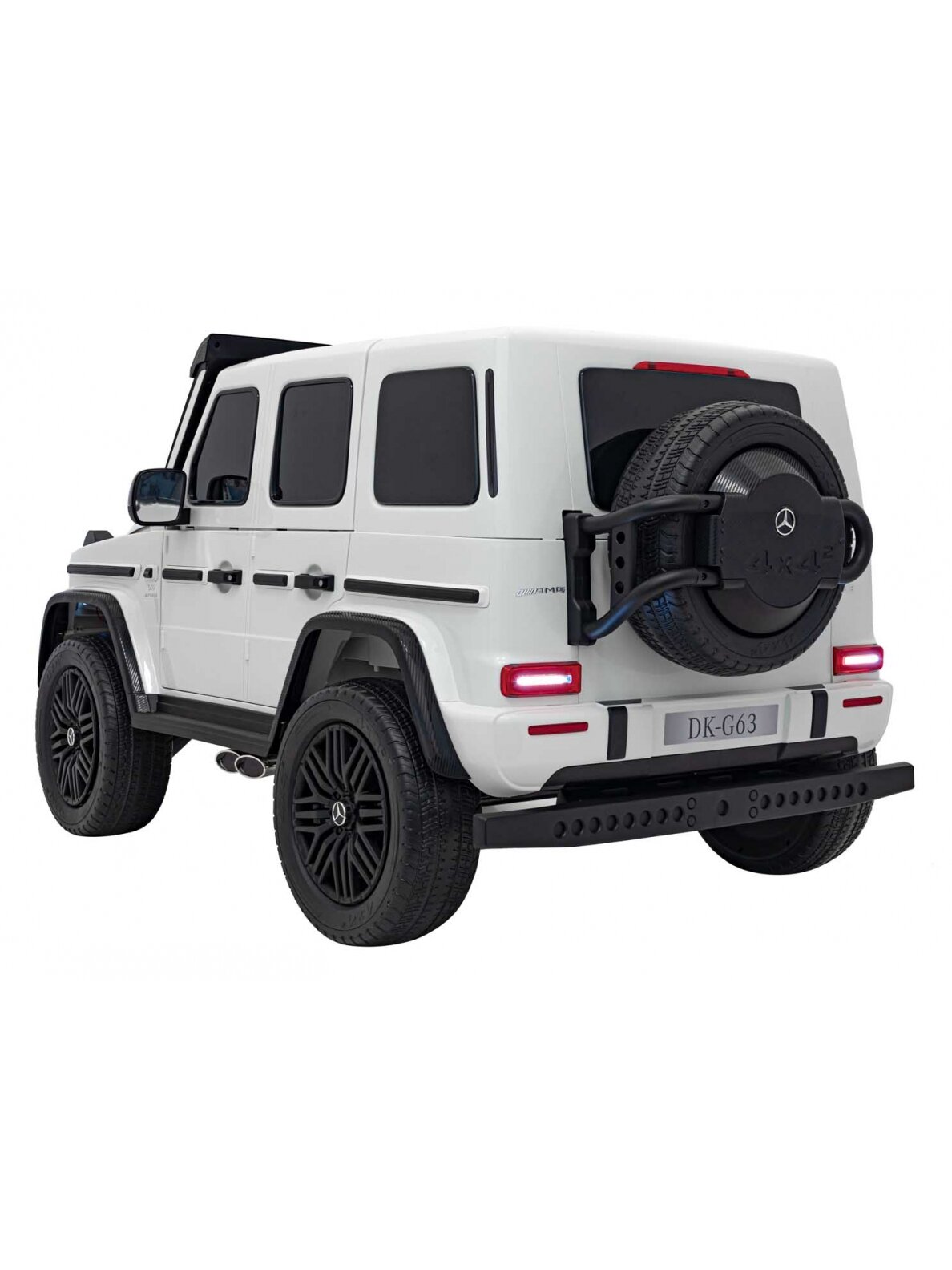 Mercedes Benz G63 AMG XXL Elektromobilis vaikams Balta 4