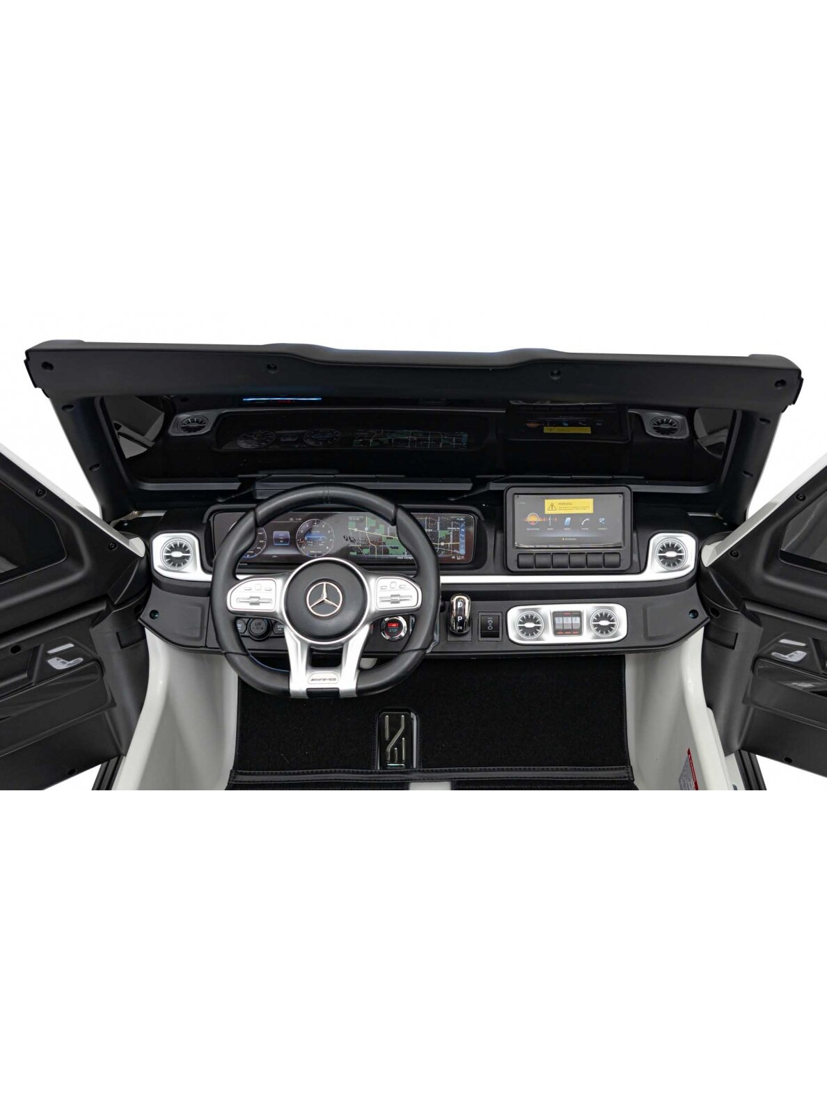 Mercedes Benz G63 AMG XXL Elektromobilis vaikams Balta 9
