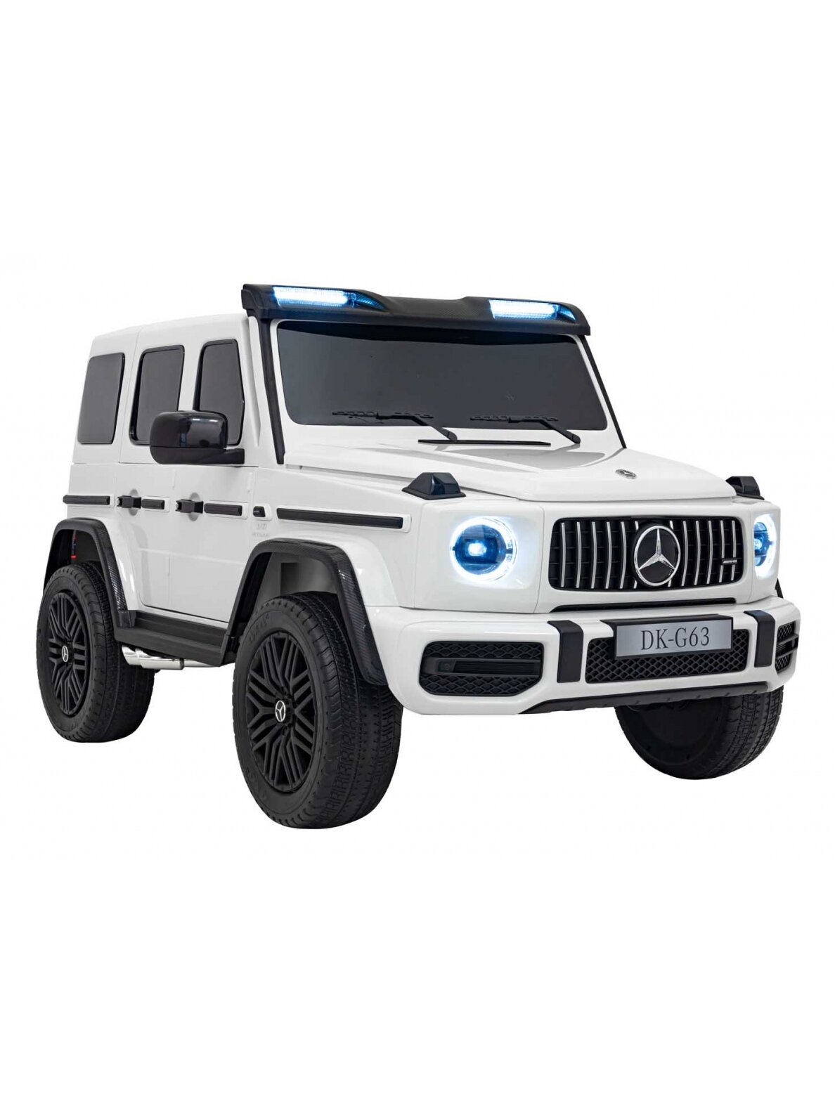 Mercedes Benz G63 AMG XXL Elektromobilis vaikams Balta