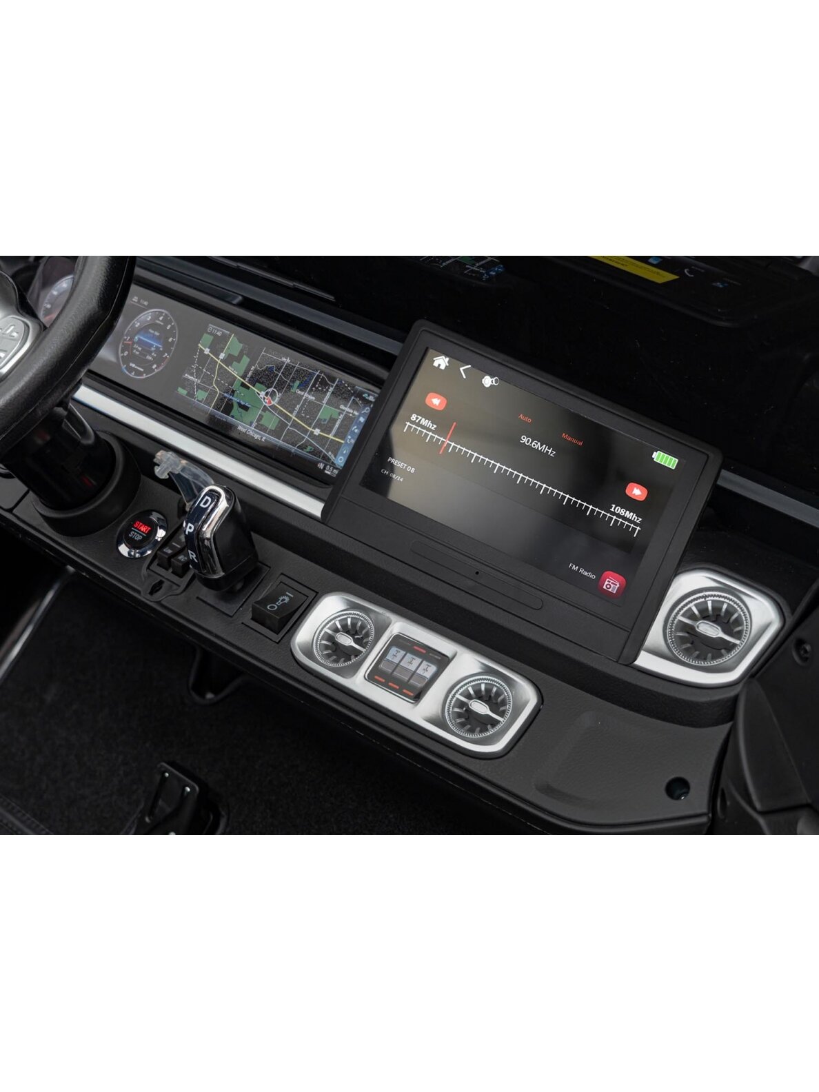 Mercedes Benz G63 AMG XXL Elektromobilis vaikams STRONG MP4 Juoda 28