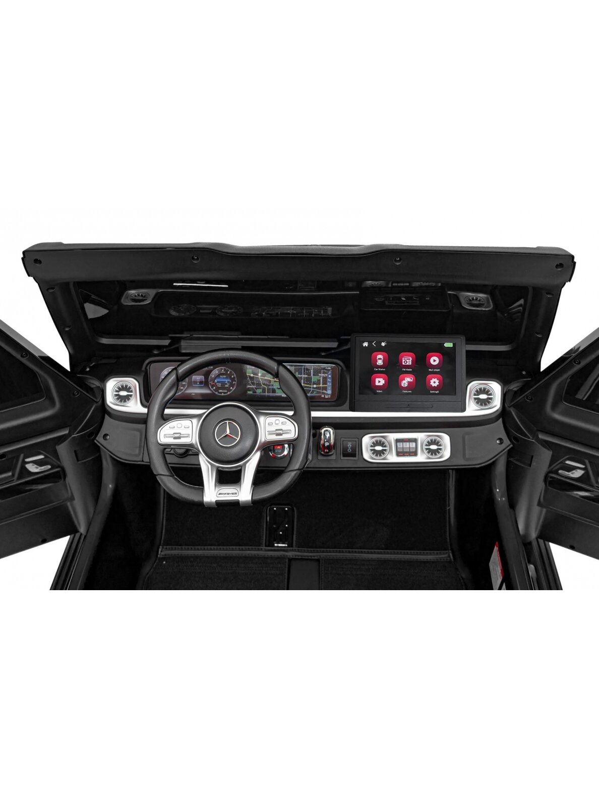 Mercedes Benz G63 AMG XXL Elektromobilis vaikams STRONG MP4 Juoda 29 Mercedes Benz G63 AMG XXL Elektromobilis vaikams STRONG MP4 Juoda 29