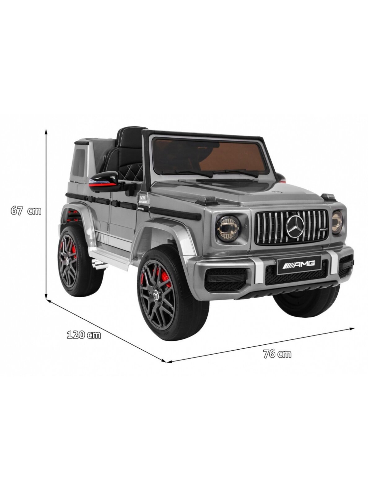 "Mercedes G63" dažytas sidabru 1