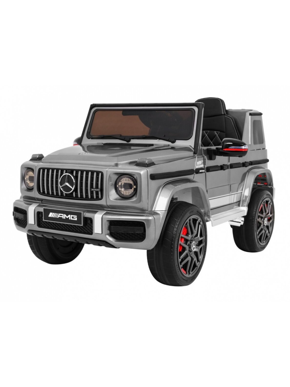 "Mercedes G63" dažytas sidabru
