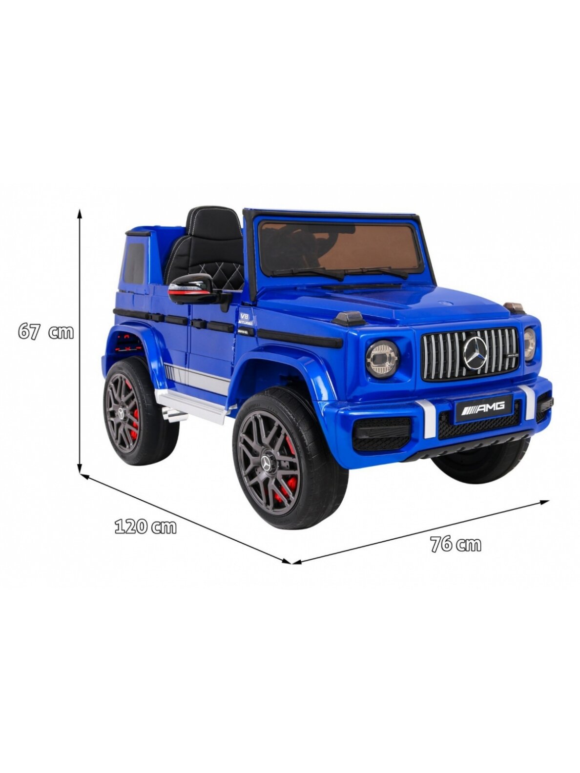 "Mercedes G63" nudažytas mėlynai 1