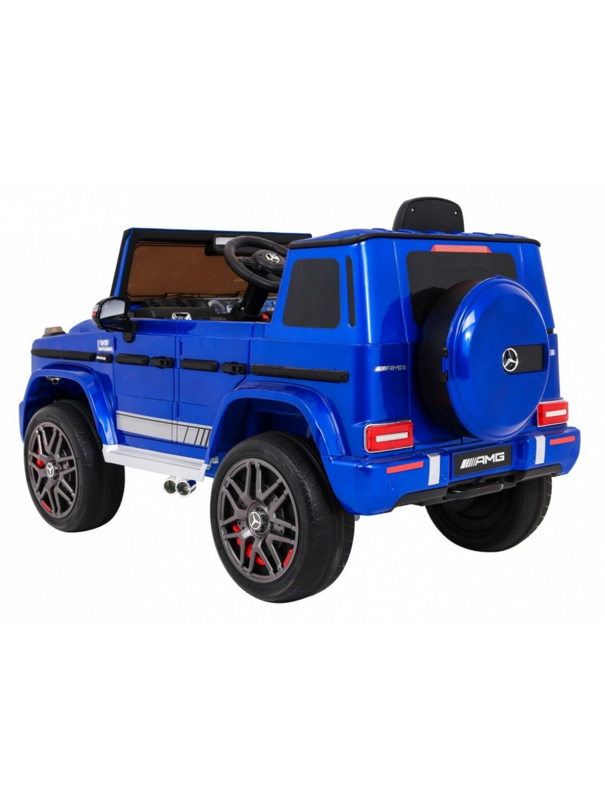 "Mercedes G63" nudažytas mėlynai 4 "Mercedes G63" nudažytas mėlynai 4