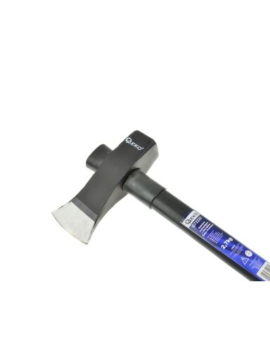 Medžio skaldymo kirvis, PP + TPR dengta, stiklo pluošto rankena 2,7 kg