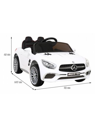 "Mercedes Benz AMG SL65 S White 1