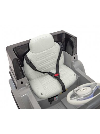"Mercedes Benz EQG" Elektromobilis vaikams Sidabrinis 12