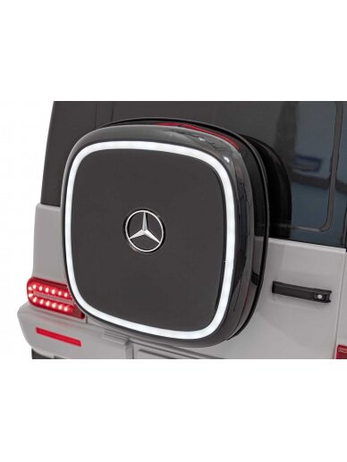 "Mercedes Benz EQG" Elektromobilis vaikams Sidabrinis 17
