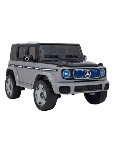"Mercedes Benz EQG" Elektromobilis vaikams Sidabrinis 3 "Mercedes Benz EQG" Elektromobilis vaikams Sidabrinis 3