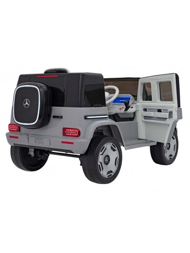 "Mercedes Benz EQG" Elektromobilis vaikams Sidabrinis 7 "Mercedes Benz EQG" Elektromobilis vaikams Sidabrinis 7