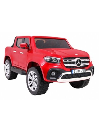 "Mercedes Benz" X klasės MP4 dažymas Raudona 10