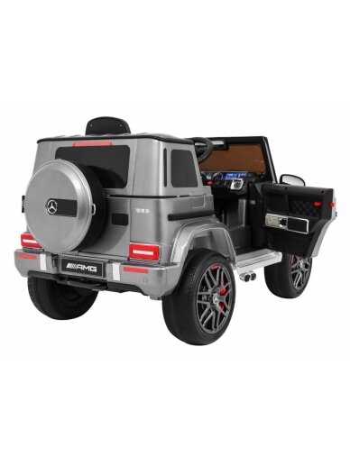 "Mercedes G63" dažytas sidabru 9 "Mercedes G63" dažytas sidabru 9