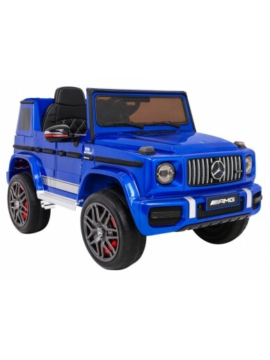 "Mercedes G63" nudažytas mėlynai 11 "Mercedes G63" nudažytas mėlynai 11