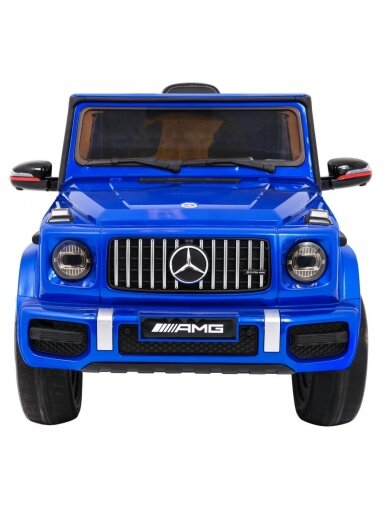 "Mercedes G63" nudažytas mėlynai 2 "Mercedes G63" nudažytas mėlynai 2