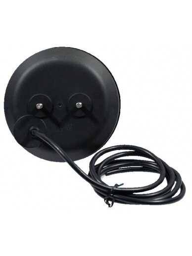 Miglos žibintas LED, apvalus, 12/24V, raudonas, tvirtinamas varžtais, Ø 140 mm 2