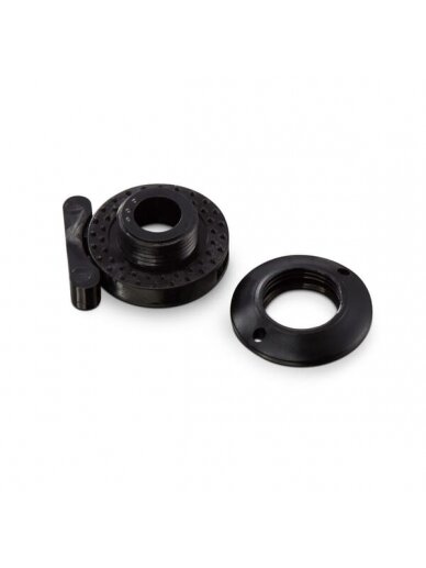 "Minax-Fastener" viršutinė dalis iš plastiko, juoda "Minax-Fastener" viršutinė dalis iš plastiko, juoda
