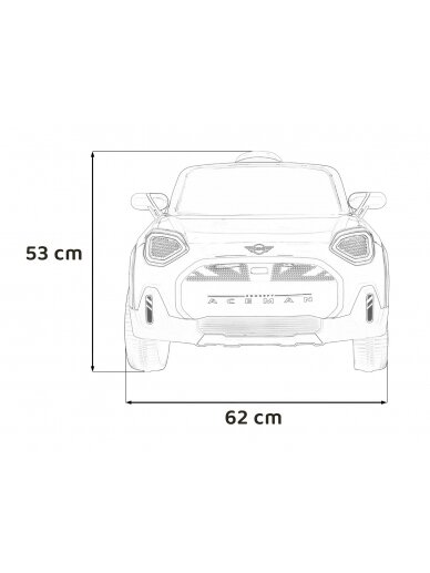 "Mini Concept Aceman" Elektromobilis vaikams Juoda 18