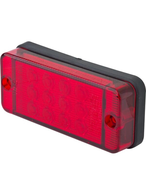 Miglos žibintas LED, stačiakampis, 12/24V, raudonas, tvirtinamas varžtais, 107x47mm, Waś Miglos žibintas LED, stačiakampis, 12/24V, raudonas, tvirtinamas varžtais, 107x47mm, Waś