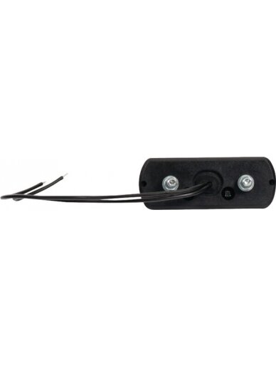 Numerio ženklo apšvietimas LED, stačiakampis, 12/24V, skaidrus, tvirtinamas varžtais, 82x31x39mm, Waś 1