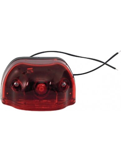 Numerio ženklo lemputė LED, 12-24V, raudona, 101x58,5x59,6 mm, Kramp 3 Numerio ženklo lemputė LED, 12-24V, raudona, 101x58,5x59,6 mm, Kramp 3