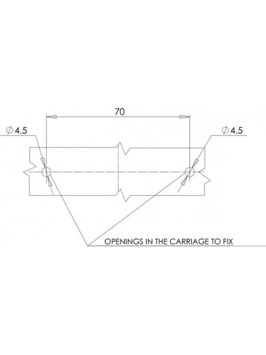 Numerio ženklo lemputė LED, 12-24V, raudona, 101x58,5x59,6 mm, Kramp 7