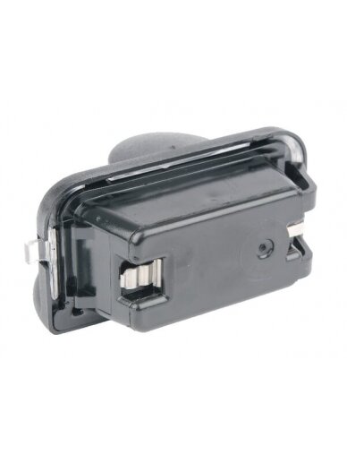Numerio ženklo žibintas 10W, stačiakampis, 12V, skaidrus, tvirtinamas varžtais, 72x35x49,5 mm, Jokon 1 Numerio ženklo žibintas 10W, stačiakampis, 12V, skaidrus, tvirtinamas varžtais, 72x35x49,5 mm, Jokon 1