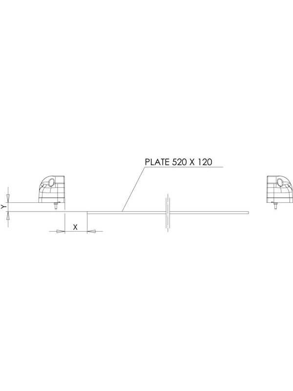Numerio ženklo lemputė LED, 12-24V, raudona, 101x58,5x59,6 mm, Kramp 8 Numerio ženklo lemputė LED, 12-24V, raudona, 101x58,5x59,6 mm, Kramp 8