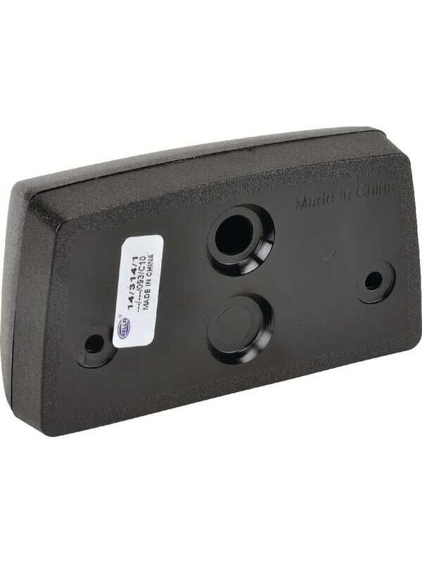 Numerio ženklo žibintas 10W, stačiakampis, 12/24V, baltas, tvirtinamas varžtais, 102x55x56,5 mm, Blade terminal, Hella Numerio ženklo žibintas 10W, stačiakampis, 12/24V, baltas, tvirtinamas varžtais, 102x55x56,5 mm, Blade terminal, Hella
