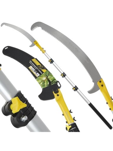 Pjūklas su 36 cm kabliu ant 3,3 m teleskopinio koto SK5 (12)