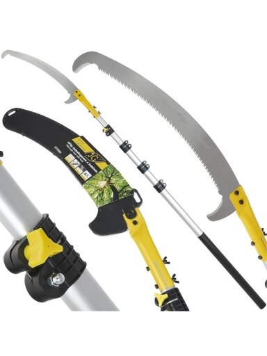 Pjūklas su 36 cm kabliu ant 5,5 m teleskopinio koto SK5 (10)
