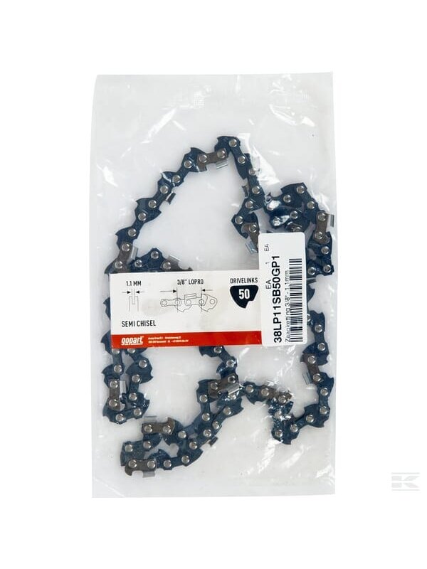 Pjūklo grandinė 3/8" 1.1mm 50 DL gopart 3