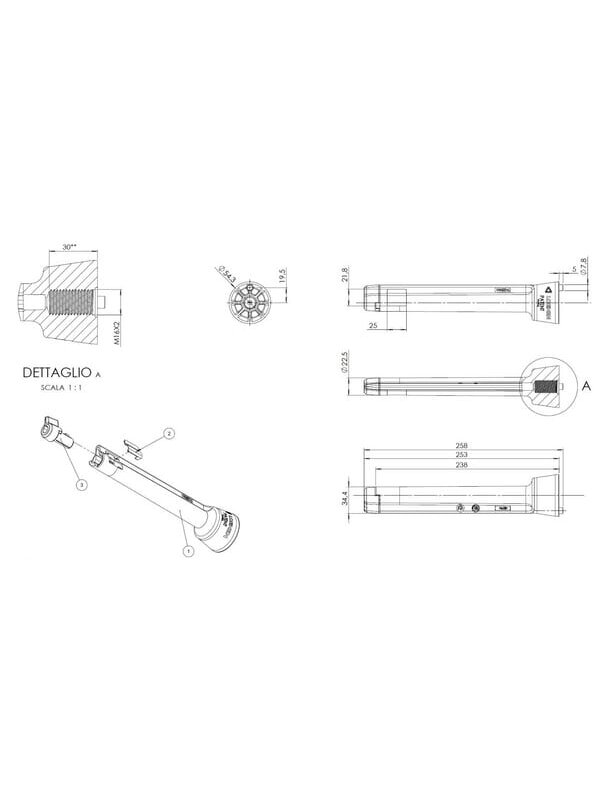 Plastikinė tvirtinimo atrama Klok®, skirta E53 / didelė 3 Plastikinė tvirtinimo atrama Klok®, skirta E53 / didelė 3