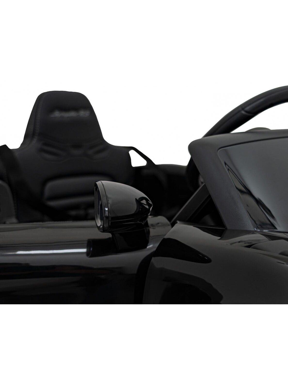 Porsche Spyder RS 718 Elektromobilis vaikams Juoda 11