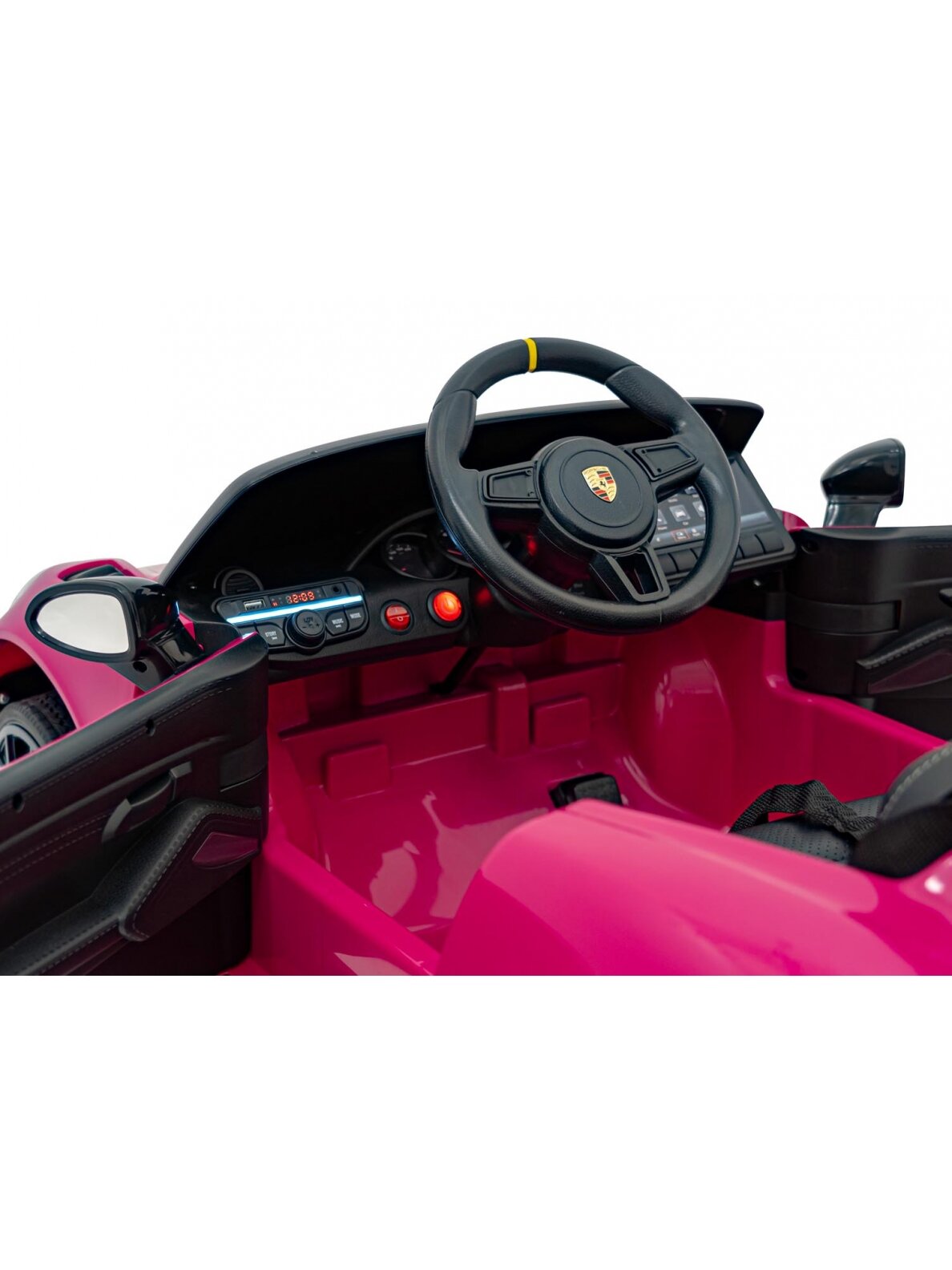 Porsche Spyder RS 718 Elektromobilis vaikams Rožinė 15 Porsche Spyder RS 718 Elektromobilis vaikams Rožinė 15