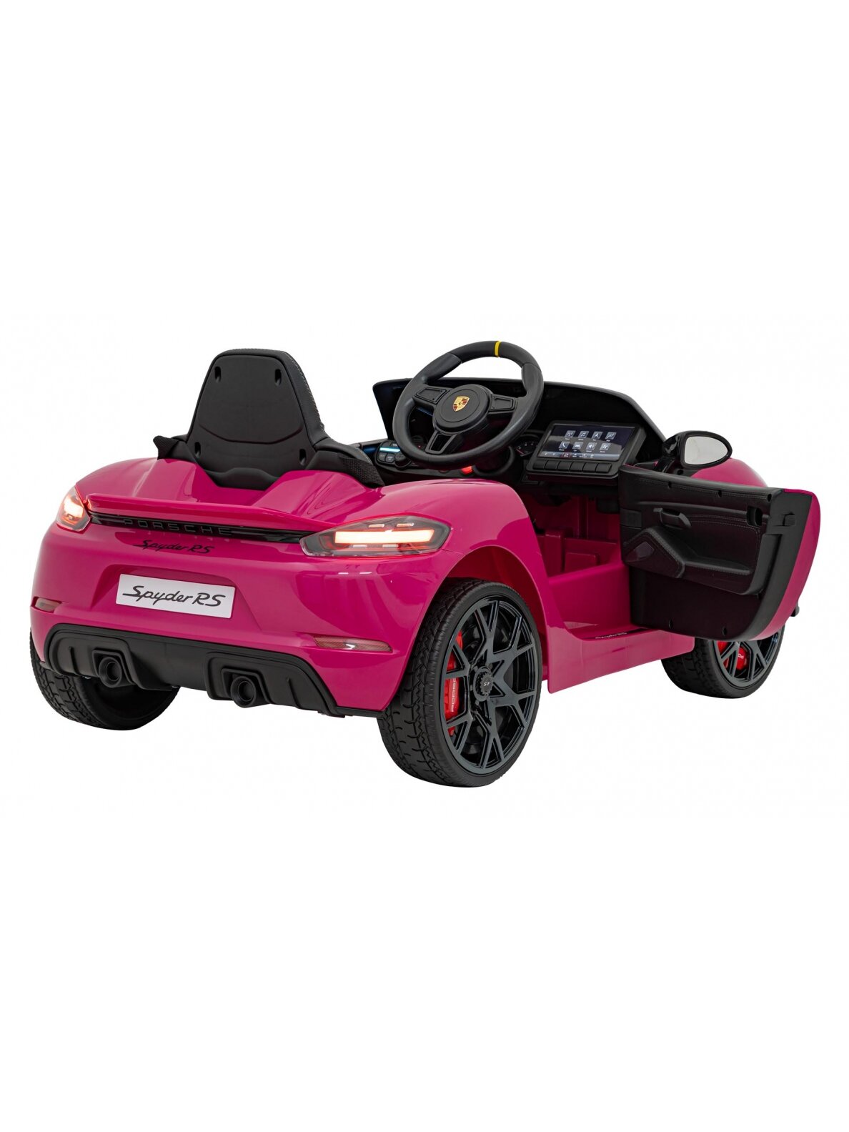 Porsche Spyder RS 718 Elektromobilis vaikams Rožinė 6 Porsche Spyder RS 718 Elektromobilis vaikams Rožinė 6